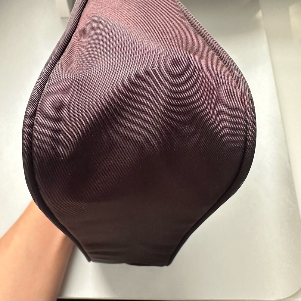 Prada Tessuto Nylon Mini Hobo Bag Dark Brown - Picture 3 of 10